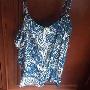 Blue and White Summer Shirt